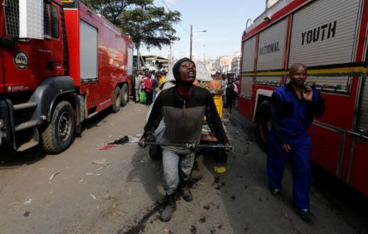 Kenya'da pazarda yangın: 9 ölü